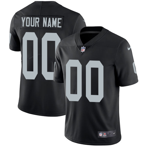Men's Las Vegas Raiders ACTIVE PLAYER Black Custom 60th Anniversary Patch Limited Stitched Jersey